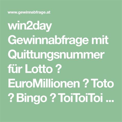 lotto gewinnabfrage mit quittungsnummer joker.